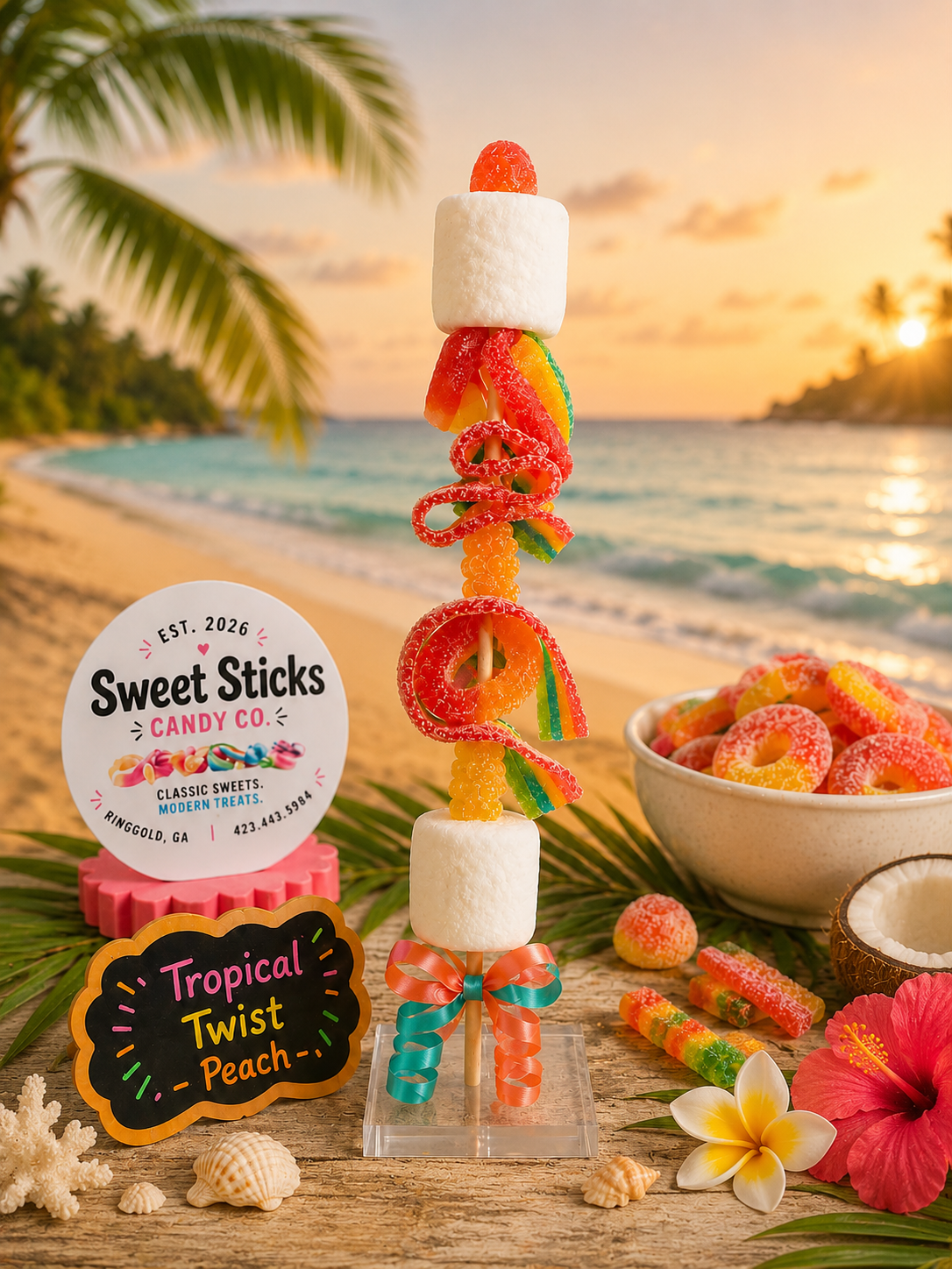 Tropical Twist- Peach